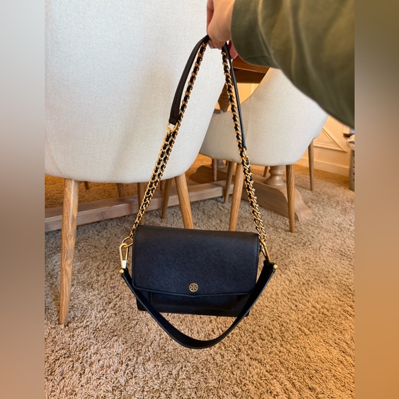 Tory Burch Black Leather Crossbody - Picture 2 of 10